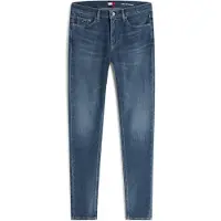 Tommy Hilfiger Jean 'Nora Whiskered Mid Rise Skinny' bleu marine