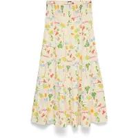 Vero Moda Jupe 'VMElena' crème / jaune / vert / rouge