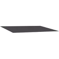 vidaXL Tissu de remplacement pour store, anthracite, 400 x 200 cm, polyester