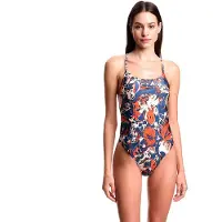 Emporio Armani pour femme. EW000797_AF20242 Maillot de bain Piece bleu (L), Beachwear, Polyamide