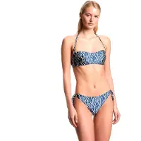 Emporio Armani pour femme. EW000798_AF20242 Bikini Logomania bleu (XS), Beachwear, Polyamide