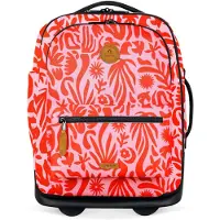 Cabaia trolley sac à dos Soft Suitcase 2 Wheels All Over Trolley 27L Zante rose 42cm