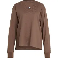 Adidas 3 stripes Femme - T-Shirts, Marron - Taille 36 - Jersey de coton