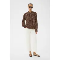 Part two Chemisier 'Yanina' marron / blanc