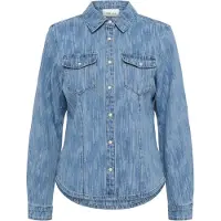 Cream Chemisier 'May' bleu denim