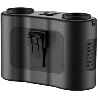 Yunong Ventilateur de taille portable avec batterie longue durée, idéal pour le camping en plein air et la randonnée. Mini ventilateur portable à vent puissant.