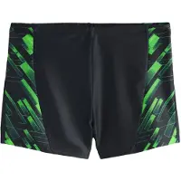 Next Shorts de bain émeraude / vert gazon / noir