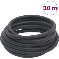 Syfax Tuyau d'air hybride noir 0,6" 10 m caoutchouc et PVC
