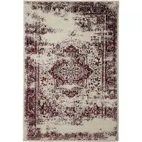 Interiyou Tapis Suzuka Crème/Rouge 2 120 x 170 cm
