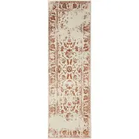 Interiyou Tapis Suzuka Crème/Orange 80 x 240 cm