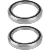 OEM Roulement d'axe arrière de vélo, diamètre intérieur 34,1 mm, diamètre extérieur 46,9 mm, hauteur 7 mm, 45° x 45°, roulement d'axe arrière de vélo, argent