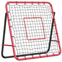 StarTech.com Filet de rebond sportif - Filet d'entraînement 120 x 120 cm - Angle réglable - Pour le football, le baseball, le volley-ball, le softball - Filet de rebond pour le jardin et la cour