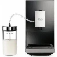 Solis Caffe & Piu, machine à expresso, broyeur intégré, noir