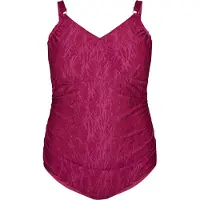 Swim By Zizzi Maillot de bain 'Smikka' violet rouge