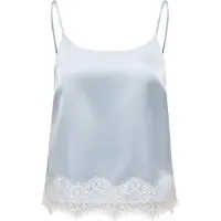 ONLY Haut 'ONLBELLA' bleu clair / blanc naturel