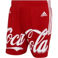 Adidas Pantalon 'Coca Cola' rouge / blanc