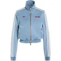 Adidas Originals Veste mi-saison 'Firebird' bleu denim / rouge vif / blanc