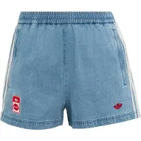 Adidas Coca-Cola Femme - Shorts, Bleu - Taille XXS (26-28) - Denim de coton
