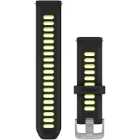 Garmin Ersatzarmband (Silicone), Sangles de montre, Noir, Jaune