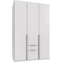 Wimex Armoire à portes battantes Mugano, modèle disponible en blanc