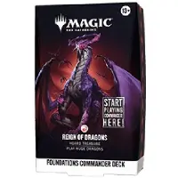 Wizards of the Coast Magic: The Gathering Commander : Fondements : Règne des dragons - Commander Décembre