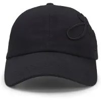 HUGO pour femme. 50566667 Casquette Angye noire (OSFA), Casuel, Coton