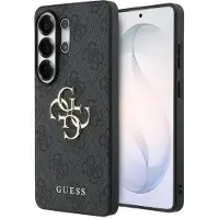 GUESS Coque 4G Metal Logo Backcover pour Samsung Galaxy S26 Ultra - Noir
