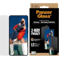 PanzerGlass Protection d'écran Privacy Ultra-Wide Fit Anti-bactérienne avec applicateur Samsung Galaxy S26 Ultra