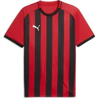 Puma Hommes, T-shirt de sport, teamLIGA26 Striped Jersey (XL), Rouge, Noir, Blanc, XL