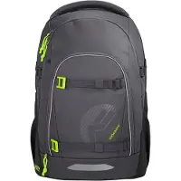 Coocazoo sac d'école Mate School Backpack Tarp Black Thunder gris