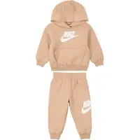 Nike Survêtement 'CLUB FLEECE' camel / blanc