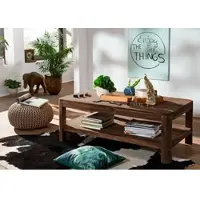 MASSIVMOEBEL24.DE MASSIVMOEBEL24 | Table basse 120x70 Palissandre teinté Smoked cherry TORONTO #105