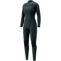 Mystic Jayde Double 5/3 Mm Woman Long Sleeve Chest Zip Neoprene Suit Gris XS Femme