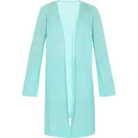 IZIA Cardigan turquoise
