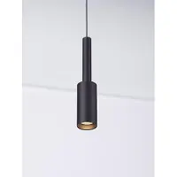 Nova Luce Joy - suspension - Ø 4 x 200 cm - 7W LED inclus - noir sable