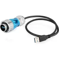 GOOD CONNECTIONS Industrie-Stecker S3 - USB 3.0 A-A, 0,5m
