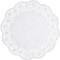 Papstar Pointes à tarte rondes blanches, Outils de décoration pâtisserie, Blanc