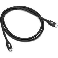 OWC Câble Thunderbolt 5 / USB-C (noir, 200 cm) (2 m, Thunderbolt 4, Thunderbolt 5, USB 4, 240 W)