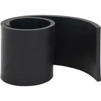 vidaXL Bande en caoutchouc pour chasse-neige noire 120x15x1 cm