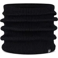 Buff Knitted & Fleece Neck Warmer Noir