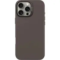 Decoded Coque arrière en silicone anti-microbienne avec MagSafe pour iPhone 16 Pro Max - Marron foncé (Apple iPhone 16 Pro Max), Coque pour téléphone portable, Noir