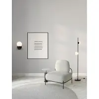 Nova Luce NUVOLE LED Applique murale noir 8W blanc chaud 17,5x13x20cm 9061439 (400 lm)