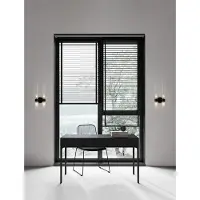 Nova Luce CENTURY Applique murale G9 quadruple noir 17,5x15x46,5cm dimmable 9006055 (G9)