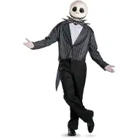 Disguise Jack Skellington Classic Adult Noir L-XL Enfants