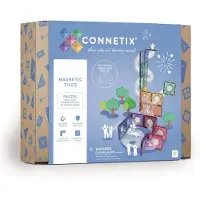 Connetix Pastel Ball Run Expansion Construction Game 80 Pieces Multicolore Enfants