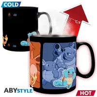 Abystyle Mug thermoréactif 460 ml Pokémon Évolution Boîte Carton x2