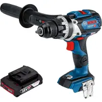 Bosch GSR 18V-110 C Professional Perceuse-visseuse sans fil 18 V 110 Nm Brushless + 1x batterie 2,0 Ah - sans chargeur