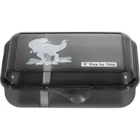 Step by step Boîte à goûter Step by Step avec fermeture à clic, lavable au lave-vaisselle, Lunch box, Noir