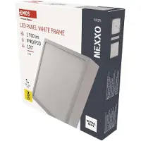 Emos Luminaire LED NEXXO, carré, blanc, 21W, blanc neutre, ZM6145