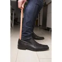Kikkerland Corne à chaussures, Chausse-pied, Marron
